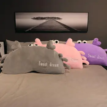 

1 Piece dropshipping Creative Simulation Hermit Crab Plush Toys Soft Stuffed Animals Crabs Dolls Cushion Sleeping Pillows