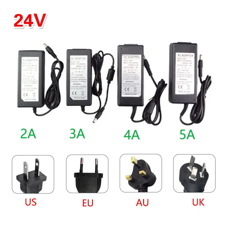 Блок питания DC 5V 12V 24 V 1A 2A 3A 5A 6A 8A адаптер питания DC 5 12 24 V вольт адаптер питания освещение Светодиодная полоска лампа