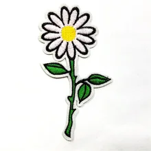 Цветочная вышивка патчи от производителя модные вшитые значки для куртки и кепки могут быть сделаны по вашему логотипу