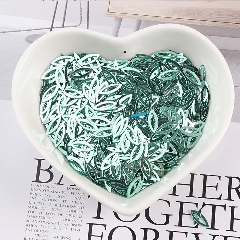 100Pcs/Pack 3*9MM Hollow Horse Eyes Sequins PVC Paillettes DIY Wedding Sewing Sequin Craft Garment Lentejuelas Accessories