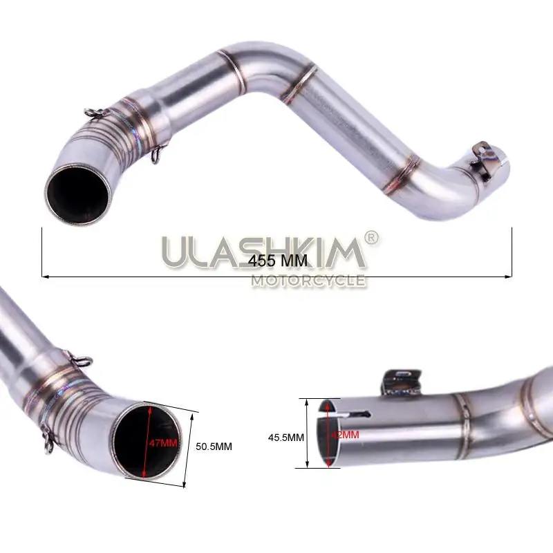 DUKE 125 DUKE200 DUKE390 DUKE250 мотоцикл Выхлопная система средняя труба глушитель для KTM 200 250