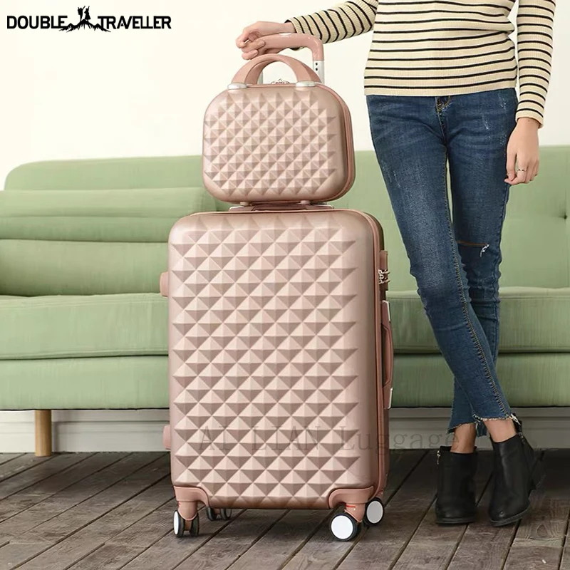 20/22/24/26/28 inch travel suitcase on wheels trolley luggage Women cabin rolling luggage set carry ons suitcase case fahsion