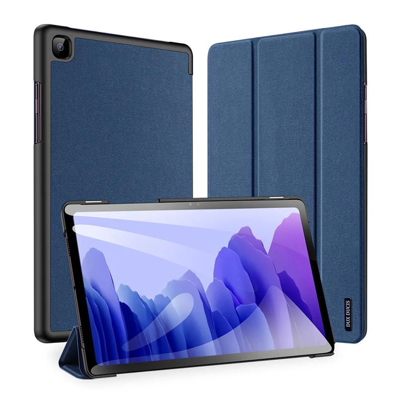 Чехол Funda для Samsung Tab A7 чехол 2020 дюйма Dux Ducis Trifold умный флип-чехол сна кожаный