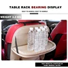 Pu Leather Pad Bag Car Seat Back Organizer Foldable Table Tray Travel Storage Bag Foldable Dining Table Car Seat Storage Bag ► Photo 3/6