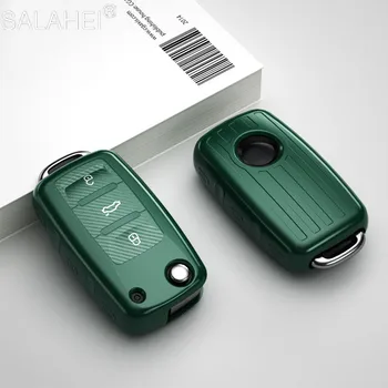 

Soft TPU Car Key Cover Case Shell For Volkswagen VW POLO Tiguan Passat B5 B6 B7 Golf EOS Scirocco Jetta MK6 Octavia Accessories