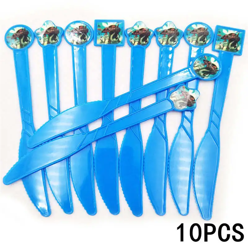 10pc Knife 6 шт./лот Моана товары для вечеринки тематический рожок подарок на день рождения День Рождения Детские вечерние украшения Детские рожки - Цвет: 10pc Knife