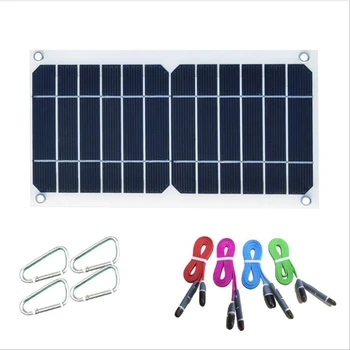 

Monocrystalline Semi-Flexible 5W Solar Panel USB Output Charger 5V1A Voltage Regulator with Mobile Phone Power Supply