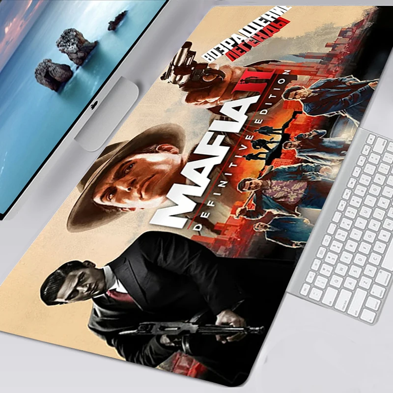 

Mafia Definitive Edition Mousepad 40x90 Alfombrilla Gaming Accessories Non-slip Mouse Pad XXL Mausepad Large Podkladka Pod Mysz