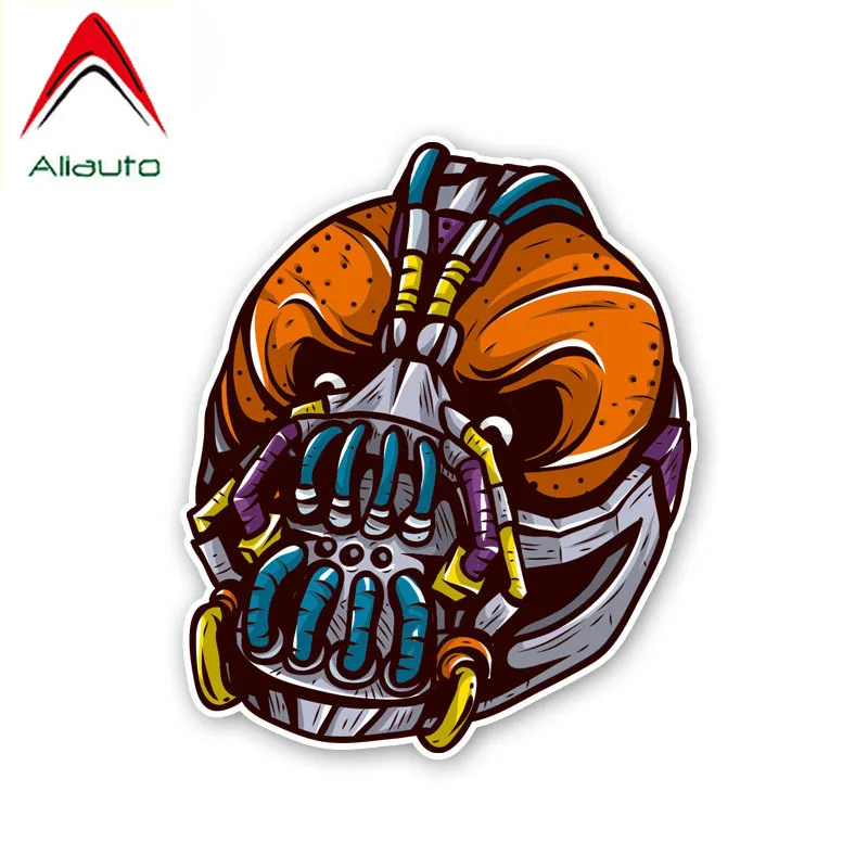 Aliauto Creative Make Face Skull Head Window Bike Body Decal Waterproof Reflective Car Sticker for BMW Aodi 12cm*10cm | Автомобили и