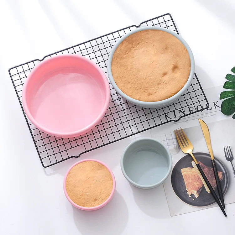 4 7 9 10 Inch Round Cake Silicone Cheesecake Pan Baking Forms For Pastry Accessories Tools Food Grade Mould | Дом и сад