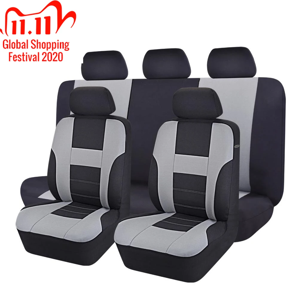 Fundas universales para asiento de coche, accesorios de Interior de coche, con Airbag, fácil de instalar