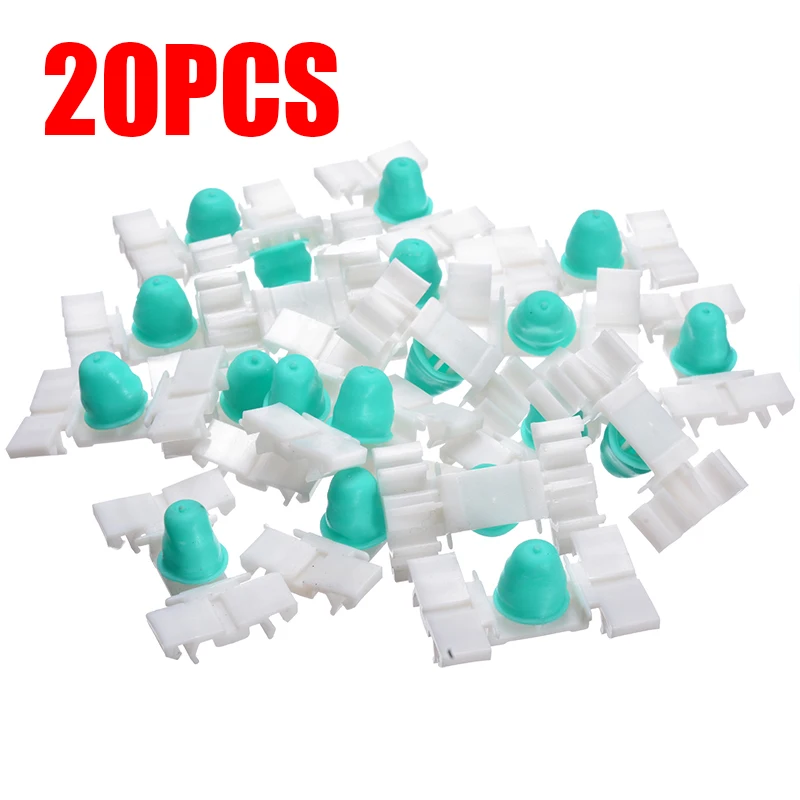 For BMW E36 E46 323 325 328 330 20pcs Auto Moulding Trim Clips Car Exterior Door Fender Moulding Trim Clips Set
