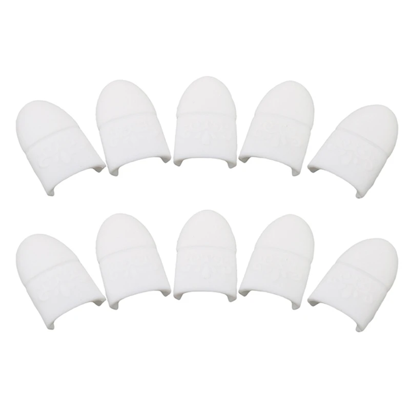 Nail Polish Remover Wraps 10PC Clip Soak Off Silicone Cap UV Gel Lak Remover Degreaser Cleaner Tips Fingers Cover Varnish Manicure