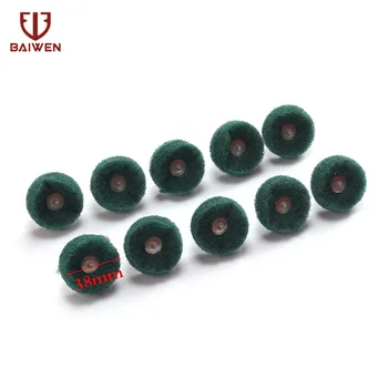 

10-100set Brush Scouring Pad Abrasive Wheel Nylon Fiber Grinding Sanding Head Buffing Polishing Wheel 38mm For Dremelgirt：150
