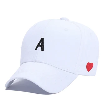 

Letter A Heart Embroidery Hat Man Woman Fashion Outdoor Sunhat Multicolor Baseball Cap hip hop Hat