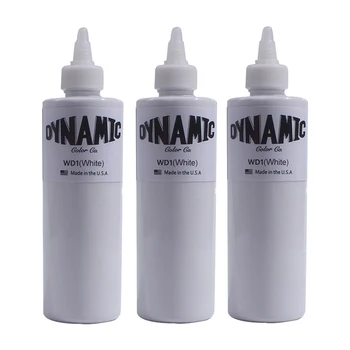 

3PCS Dynamic WD-1 White Tattoo Ink Permanent Makeup Tattoo Artistic Body Paint Pigment Supply White Tattoo Ink.