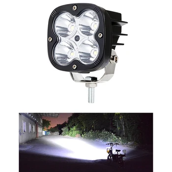 

40W LED Work Light 4000LM Off-Road LED Square Spot Lights, Super Bright LED Work Light Waterproof Driving Light for ATV UTV SUV