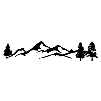 

Decal Car Sticker Decal Sticker For Car Truck RV Tree Mountain Northwest Vinyl Useful Practical Hot