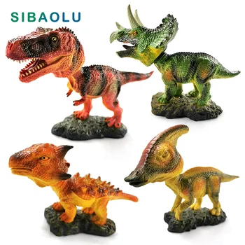 

New car ornament Dinosaur Tyrannosaurus figurine Animal model home decor miniature fairy garden decoration accessories modern