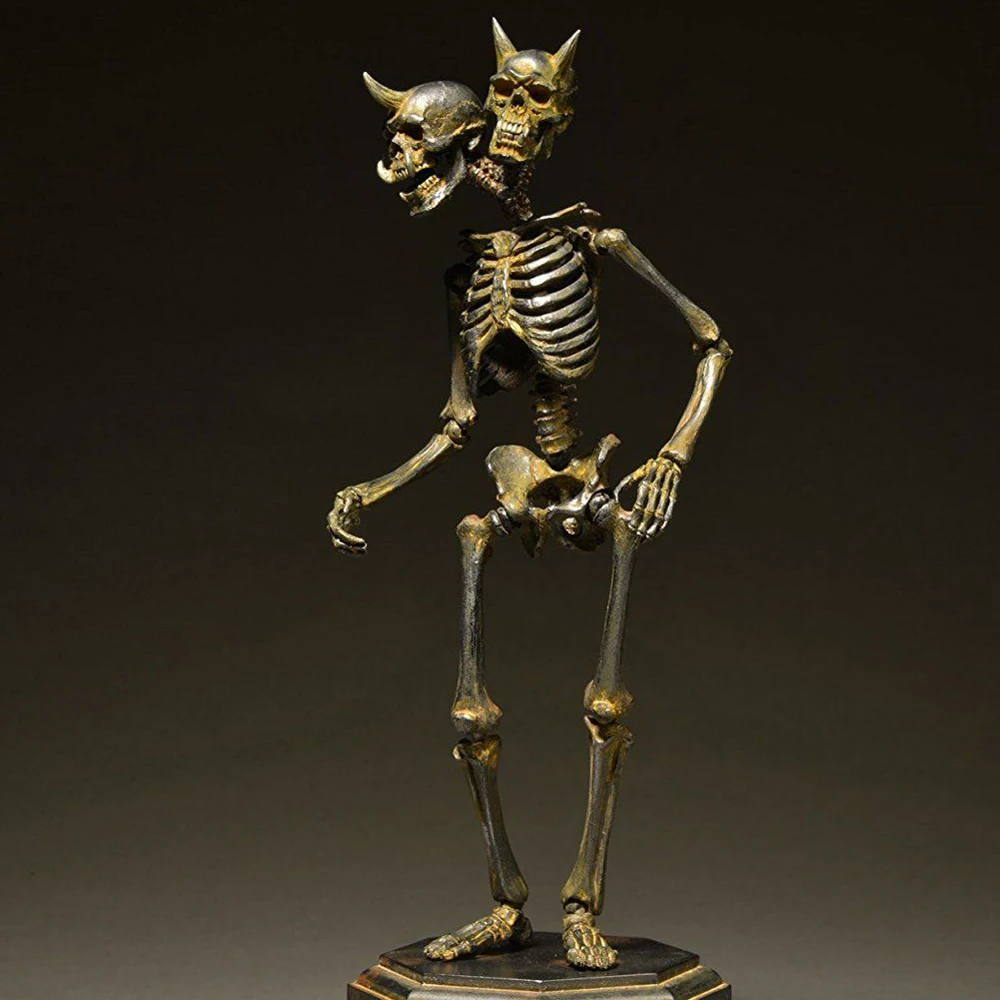 Kiitos様 Hot KT-005 KT-006 Skeleton Gaikotsu 15cm Ivory Iron Reddish