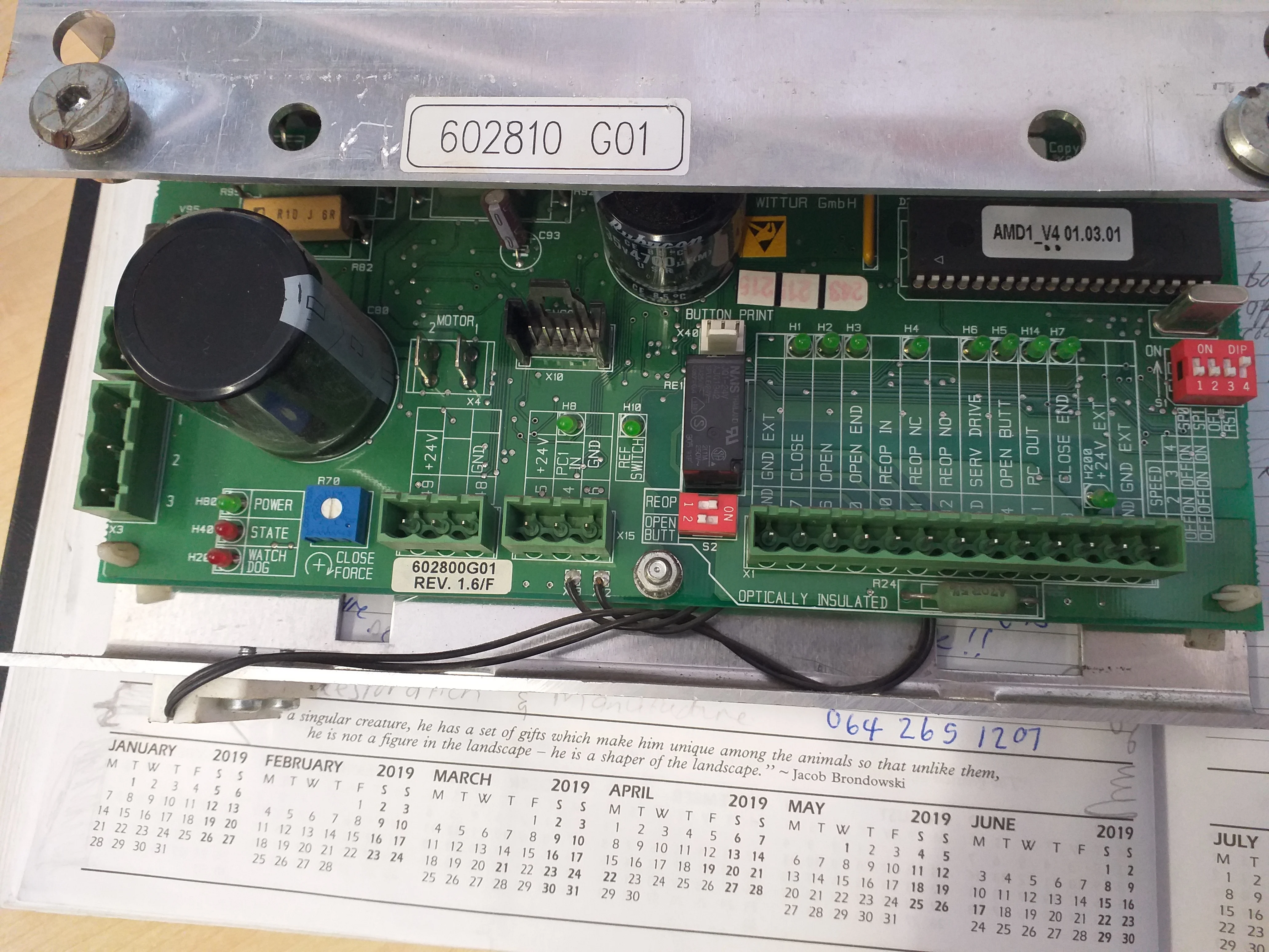 KONE Elevator board 602800G01 KM602800G01