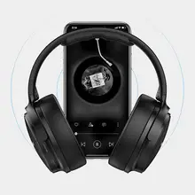Awei Складная Bluetooth V5.0 гарнитура спортивные беспроводные наушники 3D стерео наушники двойной микрофон с микрофоном