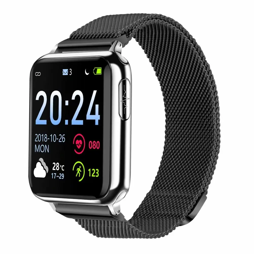 

ECG PPG SPO2 Smart Watch with Electrocardiograph ECG Display Heart Rate Blood Pressure Monitor Waterproof Smartwatch Men Women