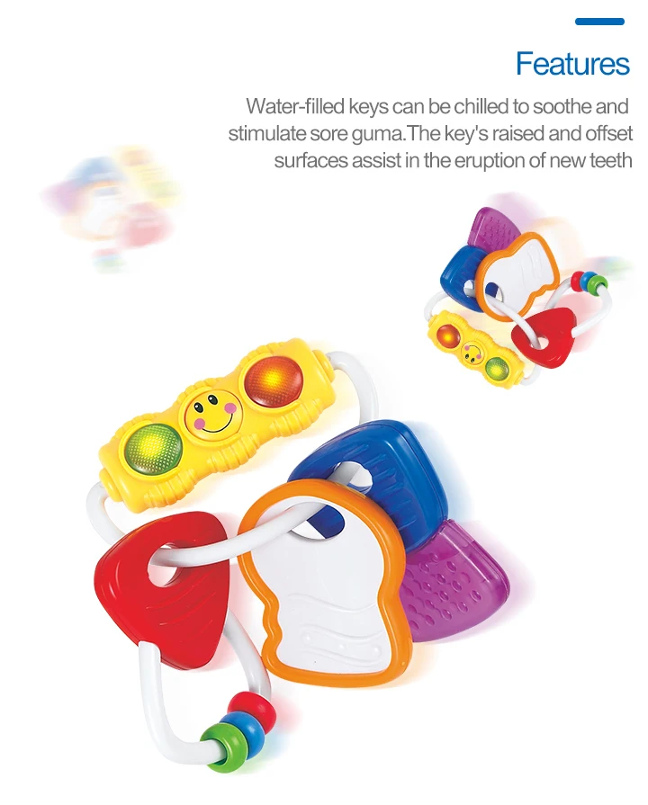 HOLA TOYS 306E силиконовый Прорезыватель для зубов для малышей, кольцо для прорезывания зубов, подарок для прорезывания зубов, игрушки для малышей, подарки для детей