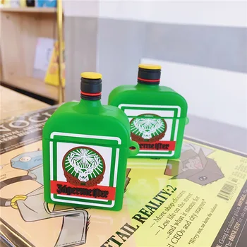 

Germany Jagermeister Holy deer liqueur Wireless Bluetooth Earphone Case For AirPods Pro 2 1 Box 3D soft silicon Headset cover