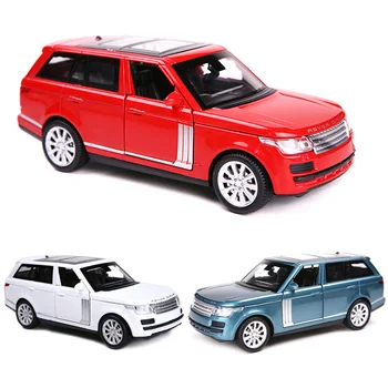 

1:32 Alloy Car Land-Rover Range-Rover Die Cast Model Car Model Sound and Light Pull Back Kids BirthdayChristmas Gifts Toys