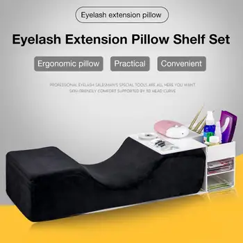 

Eyelash Extension Pillow Shelf Set Professional Neck Support Grafting Eyelash Cushion Organizer for Beauty Salon