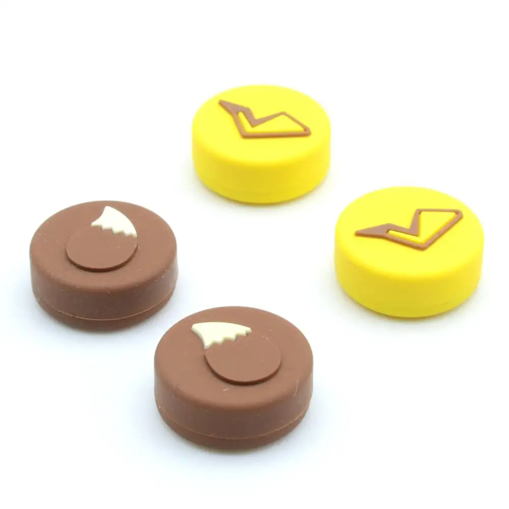 

4-in-1 NS Pikachu/EEEVE Non-slip Silicone Cap for Nintend Switch Joy-con Controller
