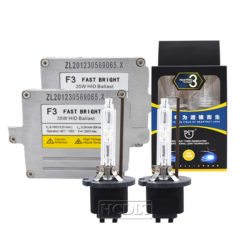 HIDLT 12V 35W H1 H11 9005 9006 D2H H7 комплект ксенона для быстрого запуска 4500K 5500K 6500K DLT F3