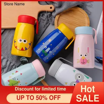 

Stainless Steel 304 Cartoon Big Belly Cup Vacuum Men and Women Students Artistic Net Red Cute Portable Kid's Mug