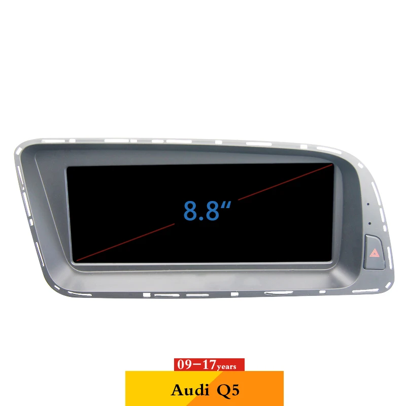 Discount Android GPS Navigation for Audi Q5 Car MP3 MP4 2 Din Radio Audio Auto Parktronic Rear View Camera Monitor Mirror Link Bluetooth 1