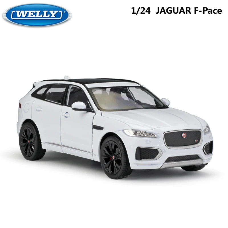 Welly 1:24 Jaguar F-Pace Diecast Metal Model Car White New in Box
