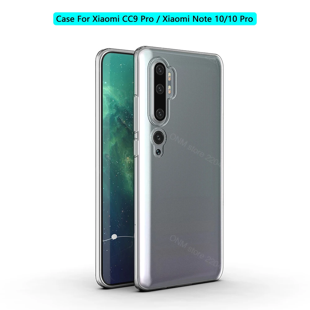 Mi Note 10 Case For Xiaomi Mi CC9 Pro CC9e TPU Silicon Clear Fitted Bumper Soft Case for Xiaomi Mi Note 10 Lite Pro Back Cover