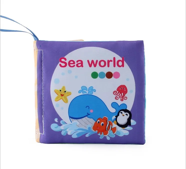 Baby Toys Infant Waterproof Book Early Development Cloth Books For Kids Learning Education Activity | Игрушки и хобби
