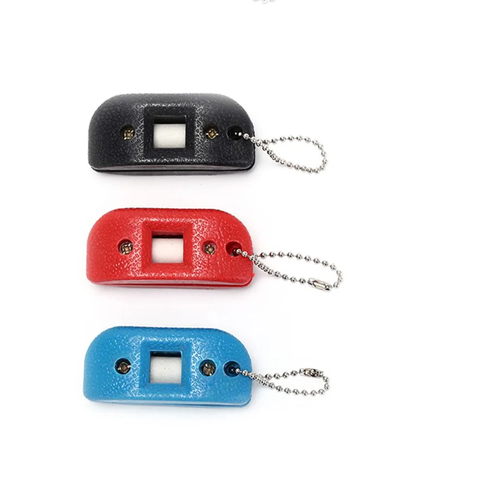 Sandstone Ice Hockey Shoe Sharpener Ice Skate Blade Hockey Sharpening Oilstone Sandstone with Hanging Line Storage Bag