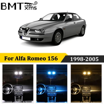 

BMTxms 12Pcs Car LED Interior Dome Light License Plate Lamp Canbus For Alfa Romeo Alfa 156 (932) 1998-2005 Auto Accessories