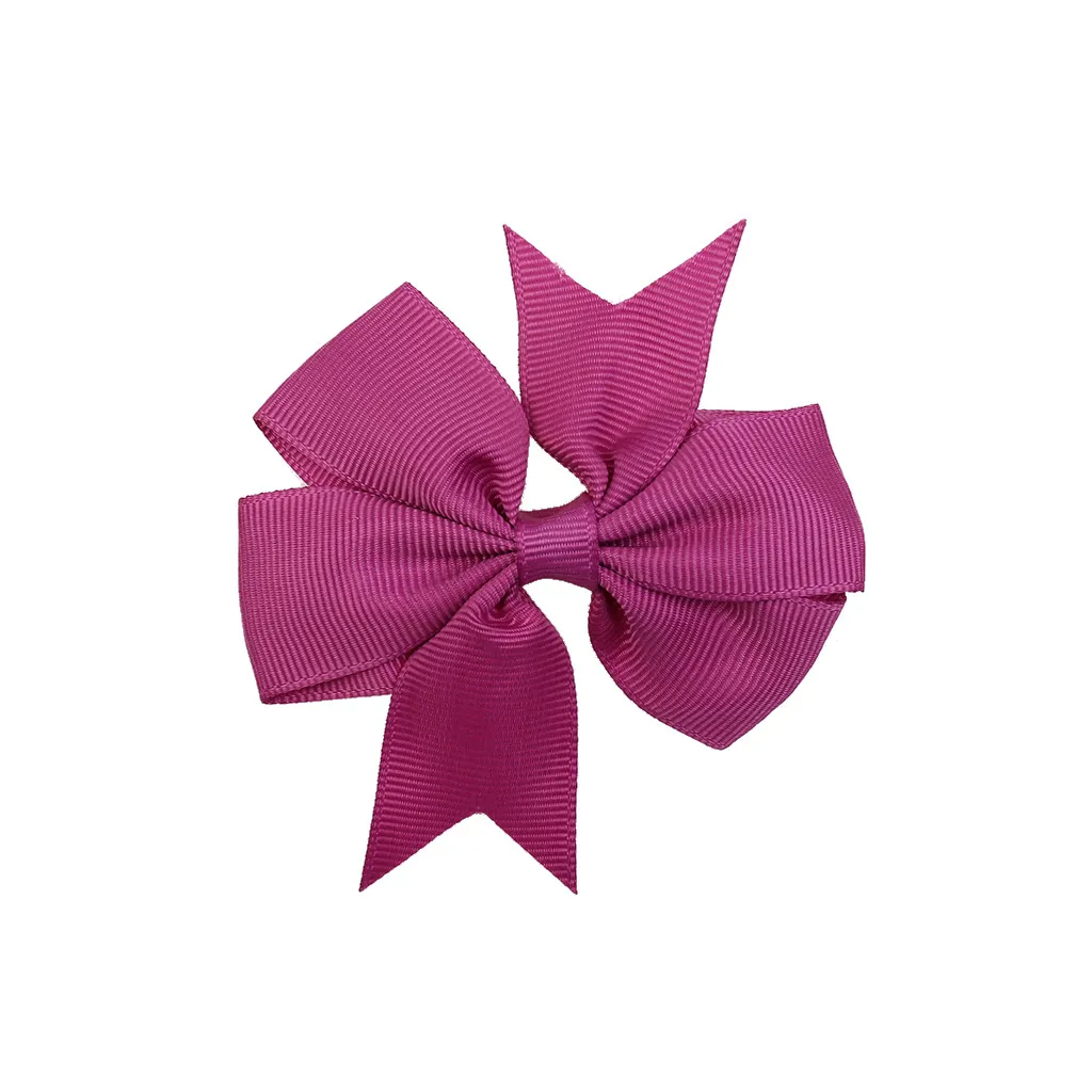 20PC Hair Clips Girls Candy Color Bow Hair Buckle Bowknot Hairpin Headdress