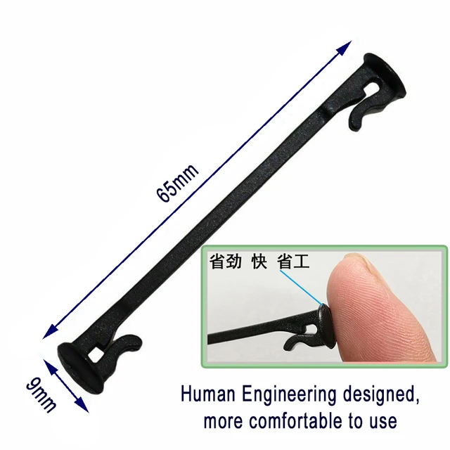 Kerti Növények Csomagolt Csatszőlő Szőlő Zöldség Heveder Klipek Üvegházhatású Zöldségek Kötőelemek Szerszám 50/100/200/500/1000Pcs - Image 3