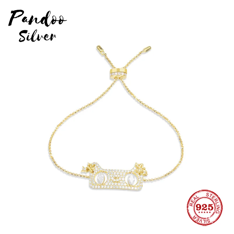 Подвеска Стерлинговое Серебро ashion копия 1:1, регулируемое ожерелье с кошкой из желтого серебра для женщин Monaco ювелирный подарок с логотипом