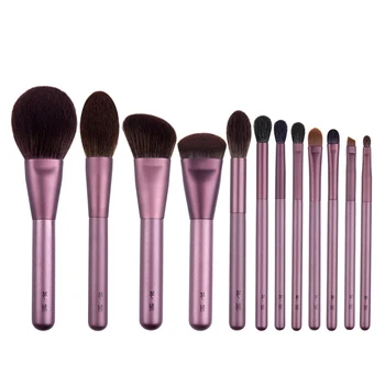 

Professional Handmade Makeup Brushes Set Soft Goat Hair Synthetic Fiber Powder Blush Eye Shadow Eyebrow Brush Make Up Brush Kit
