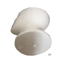 white Foam wig display prop Mannequin Wig Head Display Hat Cap Wig Holder Styrofoam Foam Head wig stand 4