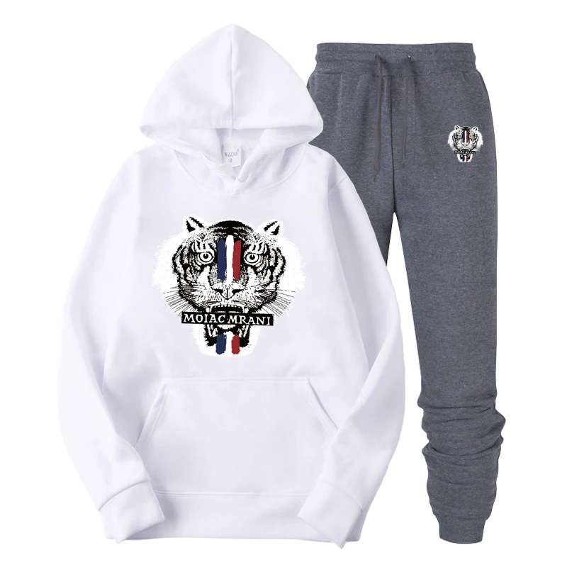 

2019 Trendy Color tiger head Things Hooded Mens Hoodies and Sweatshirts Oversized for Autumn with Hip Hop Winter Hoodies Men Br