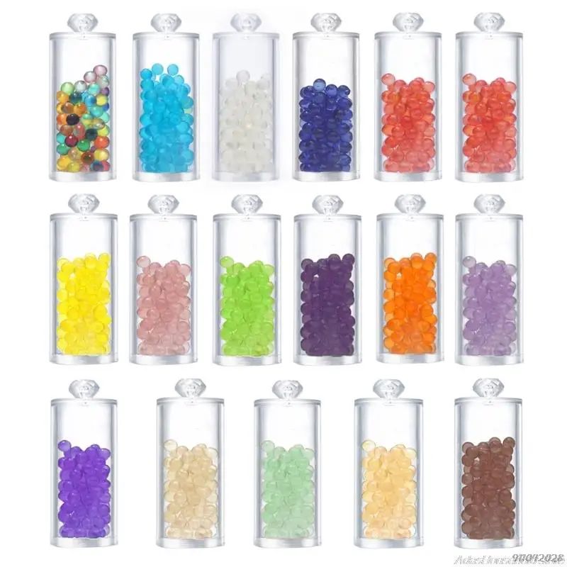 100Pcs Mixed Fruit Flavor Menthol Capsule Mint Beads with Bead Box Explosion Pops Cigarette Filter Brush Ball Smoking Wholesales