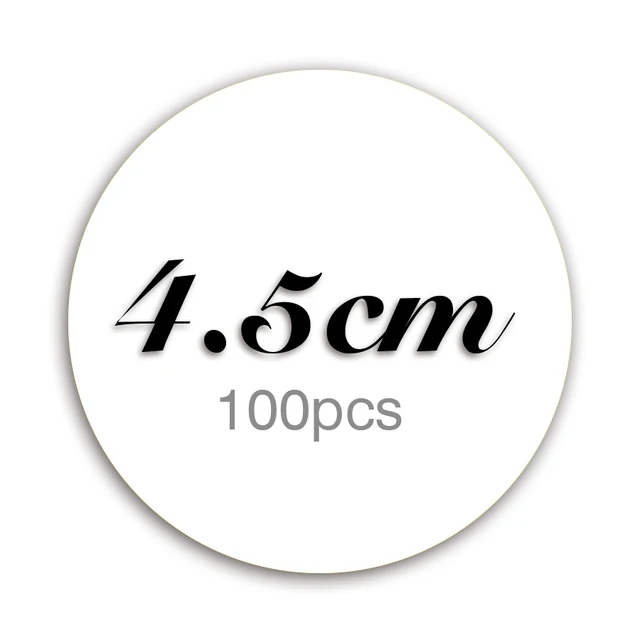 Custom Sticker And Customized LOGO Wedding  Design Your Own Stickers Personalized Adhesive Round Label For Packing 4.5CM-100PCS