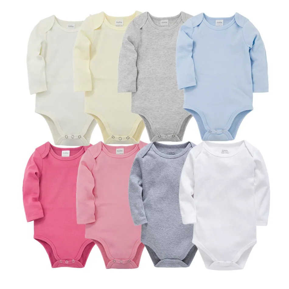 Roupas Bebe De детские комбинезоны 2019 г. 100% хлопковые с длинными рукавами Одежда для