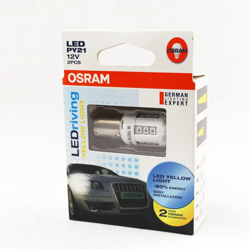 Лампа Ксеноновая OSRAM СВЕТОДИОДНЫЙ T10 W5W T20 p21w светодиодный автомобильный Боковой габаритный фонарь лампы сигнала поворота интерьер чтение светильник номерных знаков Лампы помочь вспышка Светильник Автомобиля